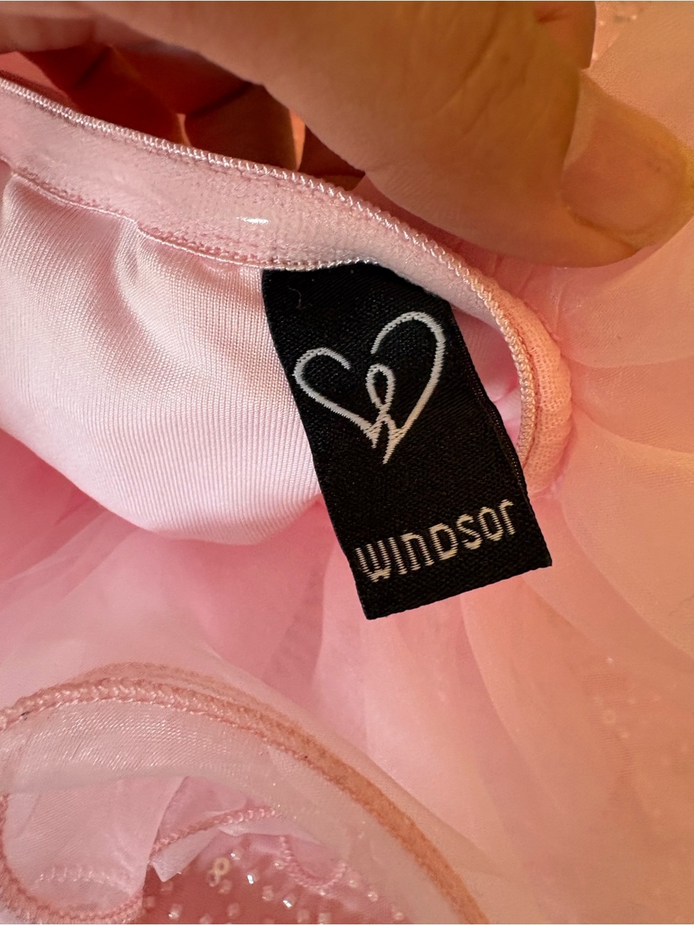 Windsor Pink Ruffle Strapless Mini Dress - Picture 2 of 6